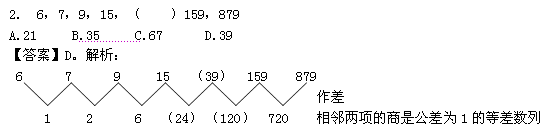 数字推理题2