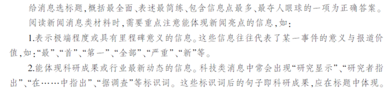 消息标题的提炼