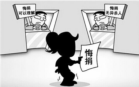 申论热点:“悔捐门”